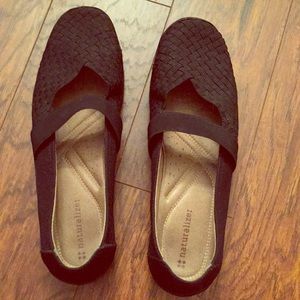 Naturalized Black Lace Flats